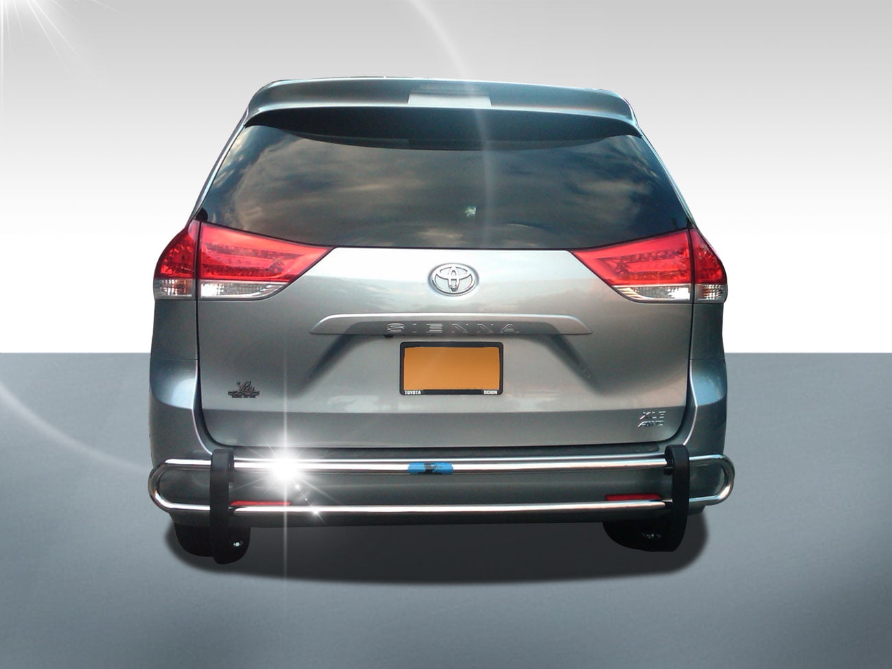 Black Horse Rear Bumper Guard 8TY918SS For 05-16 Toyota Sienna MINI VAN ...