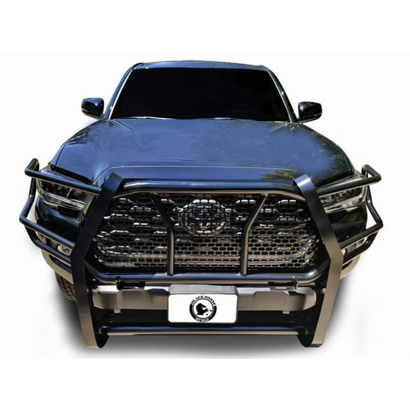Black Horse Ru Tota16 B Black Rugged Grille Guard Fits select: 2016-2022 TOYOTA TACOMA
