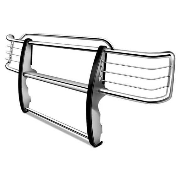 Black Horse Grille brush Bumper Guard Modular Stainless Steel Compatible with 2009-2014 Ford F-150-17FP30MSS