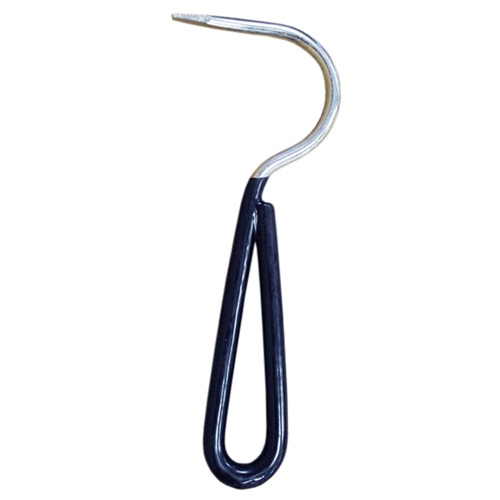 Black Horse Tack Zinc Plated Hoof Pick With Vinyl Coated Handle Hilason