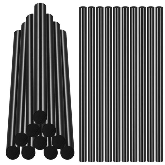 Black Hot Glue Sticks,Topboutique 10.63 x 0.43 in Full Size Glue Stick for Hot Melt Glue Gun,Dent Repair Tool for Car Repair Dent Remover,Hot Melt Glue Gun Sticks for Art,Craft DIY,Card Making