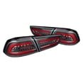 thumbnail image 1 of Black Housing Clear Lens LED Tail Light with Red Light Bar for 2008-2016 Mitsubishi Evolution, 1 of 1