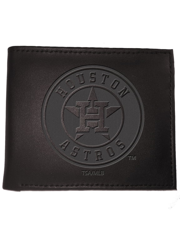 Black Houston Astros Hybrid Bi-Fold Wallet