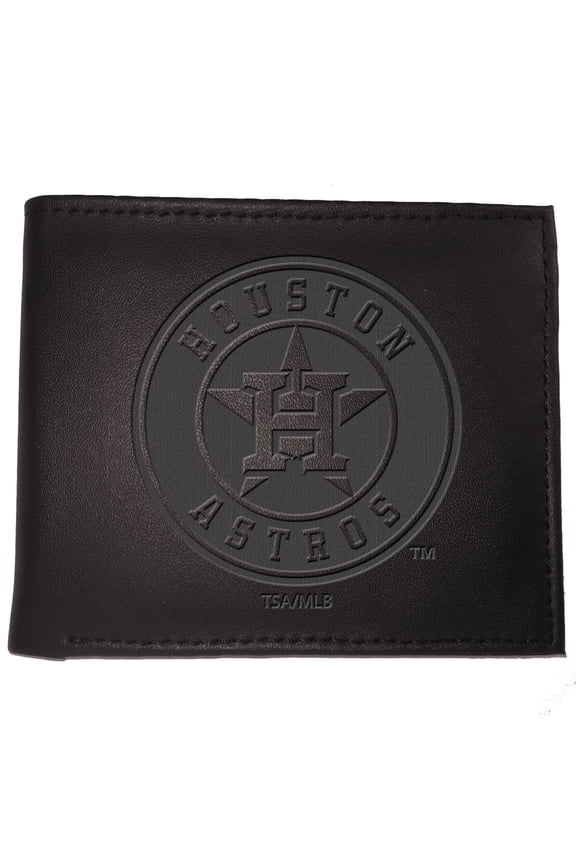 Black Houston Astros Hybrid Bi-Fold Wallet
