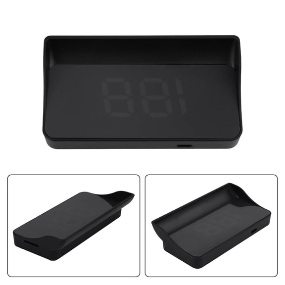 Black Hud Gps Head Up Display Speedometer Odometer Car Digital Speed Universal Accessories For Vehicles Fangkenuo