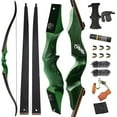thumbnail image 1 of Black Hunter 60” Original Recurve Bow for Adults American Hunting, 1 of 7