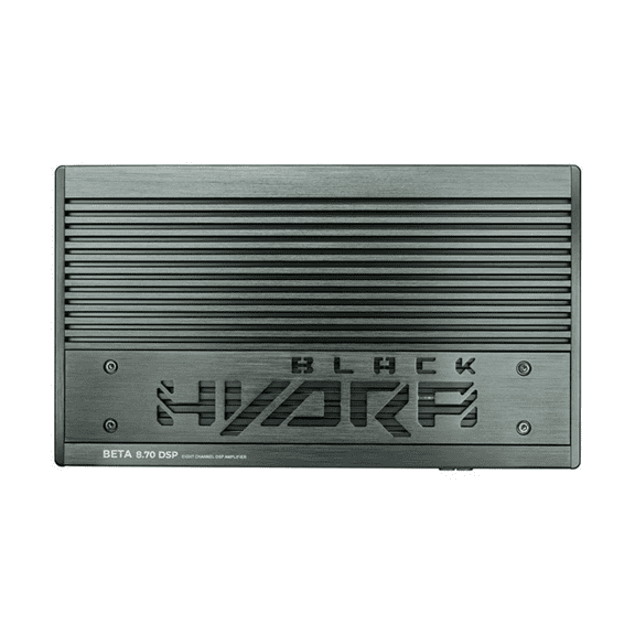 Black Hydra BETA 8.70 DSP 8-Channel 70W RMS Class-AB+D Amplifier w/ Built-in DSP