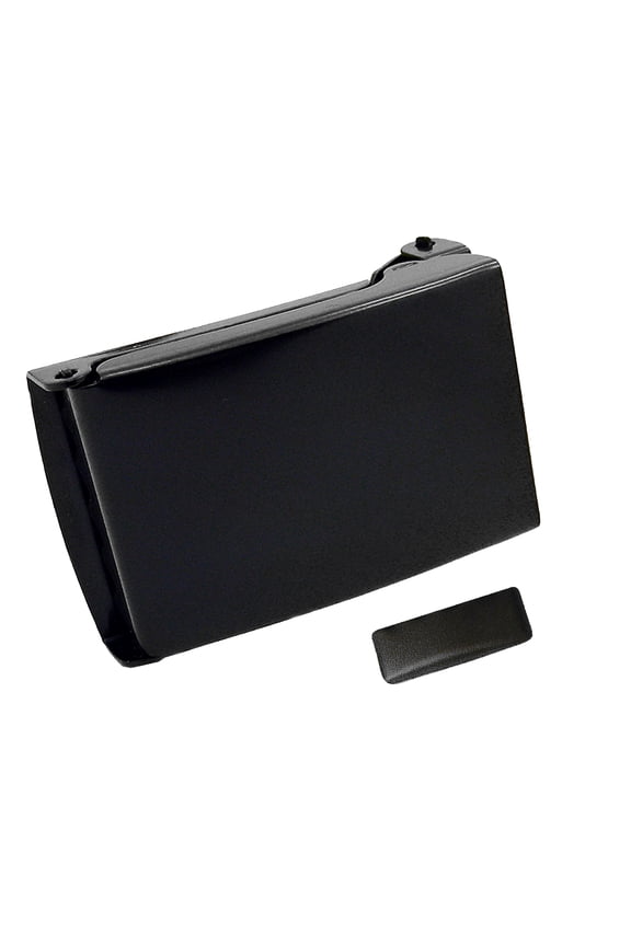 Black Hypoallergenic Military Flip Top Buckle 1.5" Width