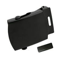 Black Hypoallergenic Military Slider Buckle 1.5" Width