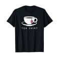 Black I Love English Tea Cup UK Flag T-Shirt for Tea Lovers - Walmart.com