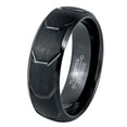 thumbnail image 1 of Jewelry Avalanche Black Tire Thread Tungsten Carbide Ring, Mens Engagement Band, Comfort Fit 8MM, 1 of 4