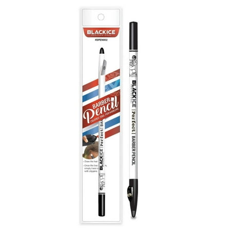 Black Ice Barber Pencil Edge White Colored Tool For Hairline 12-Pack NEW