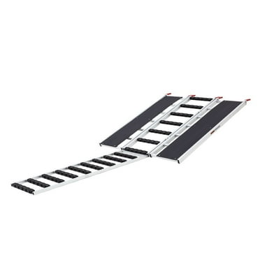 Black Ice SNO-6054-HDXW-EXT-S 5' x 54in Folding Snowmobile Ramp, Extension, Stud Protectors