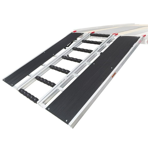 Black Ice SNO-6054-HDXW-S 5' x 54in Folding Snowmobile Ramp, Stud Protectors