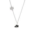 thumbnail image 1 of Black Ice Skates Delicate Infinity Knot Necklace, 1 of 1