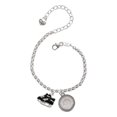 thumbnail image 1 of Black Ice Skates Nevertheless She Persisted Engraved Bracelet, 1 of 1