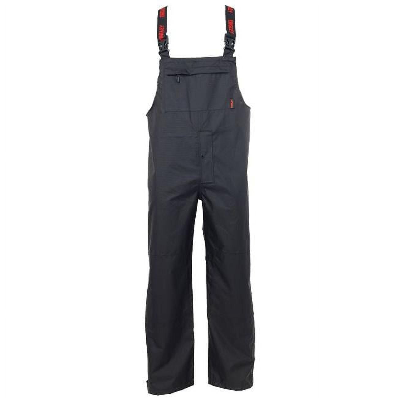 Black Icon Bib Overalls Snap Fly Front, Medium - Walmart.com