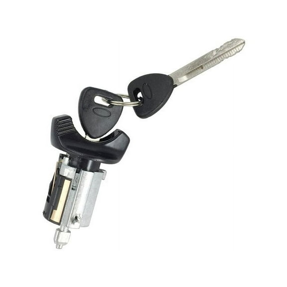 Black Ignition Lock Cylinder Switch with Keys - Compatible with 1993 - 1996 Ford F-150 1994 1995