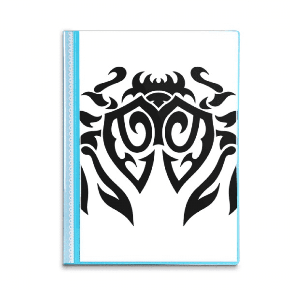 Black Illustration Spider Insect Pattern Book Sheet Protectors ...