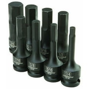 Black Impact SAE Allen Bit Socket Set