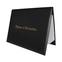 Endea Graduation Black Imprinted Diploma Cover for 8.5" x 11" diploma