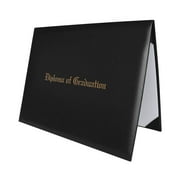 Endea Graduation Black Imprinted Diploma Cover for 8.5" x 11" diploma