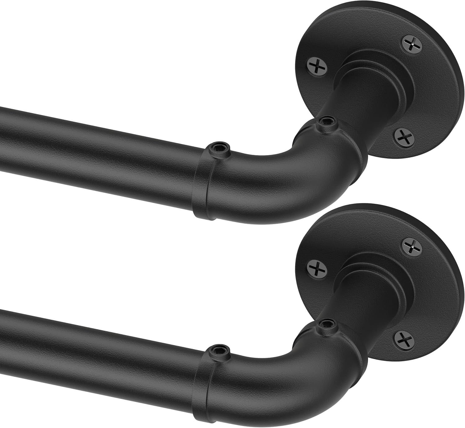 GXOACKJ 1 Inch Blackout Curtain Rod - Adjustable 66 To 120 Inch Wrap Around Rod For Bedroom, Patio - View #11