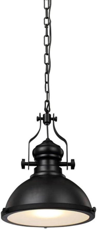 Curated visual reference: Gallery Detail: Black Industrial Style Glass Metal Pendant Light For Kitchen Island