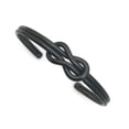 thumbnail image 1 of Black Infinity Knot Cuff Bracelet Stainless Steel Non Tarnish Adjustable, 1 of 5