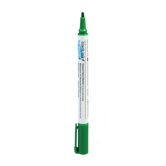 black ink just add color marker, green