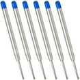 thumbnail image 1 of Black Ink Refills (6pcs), Replaceable Ballpoint Pen Refills, 1mm Medium Tip, 1 of 8
