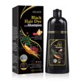 thumbnail image 1 of Black Instant Hair Color Shampoo for Gray Hair - Easy Hair Dye Shampoo 3 in 1- 100% Grey Coverage - Herbal Coloring in Minutes for Women & Men, 1 of 6