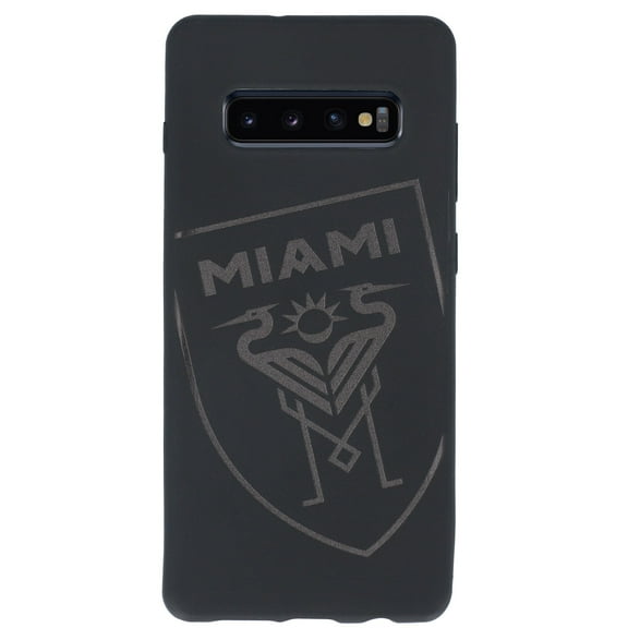 Black Inter Miami CF Samsung Tilted Shield Soft Matte Case