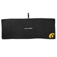 thumbnail image 1 of Black Iowa Hawkeyes 16'' x 40'' Microfiber Golf Towel, 1 of 2