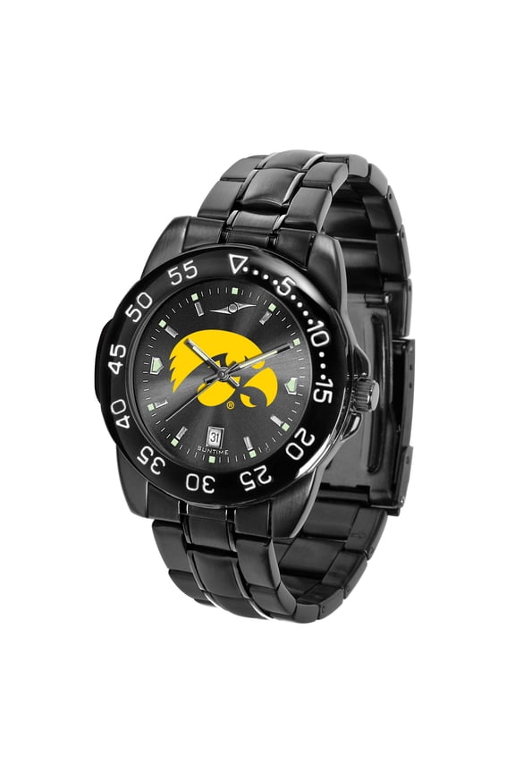 Black Iowa Hawkeyes FantomSport AnoChrome Watch