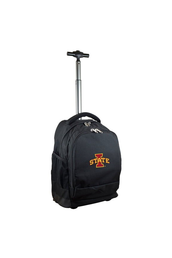 Black Iowa State Cyclones 19'' Premium Wheeled Backpack