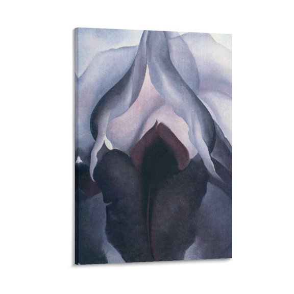 Black Iris III (1926) by Georgia OKeeffe Painting Poster Print Photo Art Painting Canvas Poster Home Decorative Bedroom Modern Decor Posters Gifts 16x24inch(40x60cm)