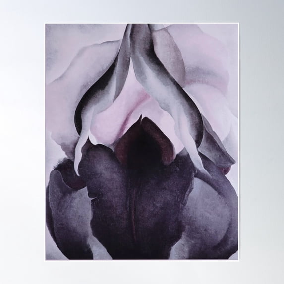 Picture of Black Iris Poster Wall Art Modern Wall Decor For Living Room Bedroom ...
