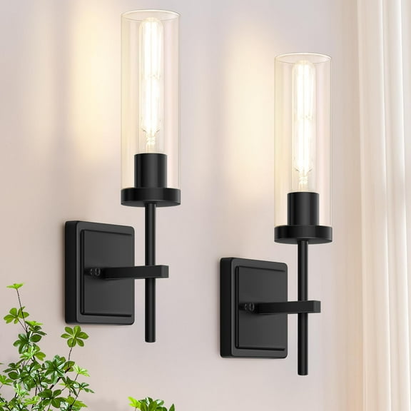 Black Iron Armed Sconce Set of 2 Mornden Wall Sconce Set of 2 Hallway Light