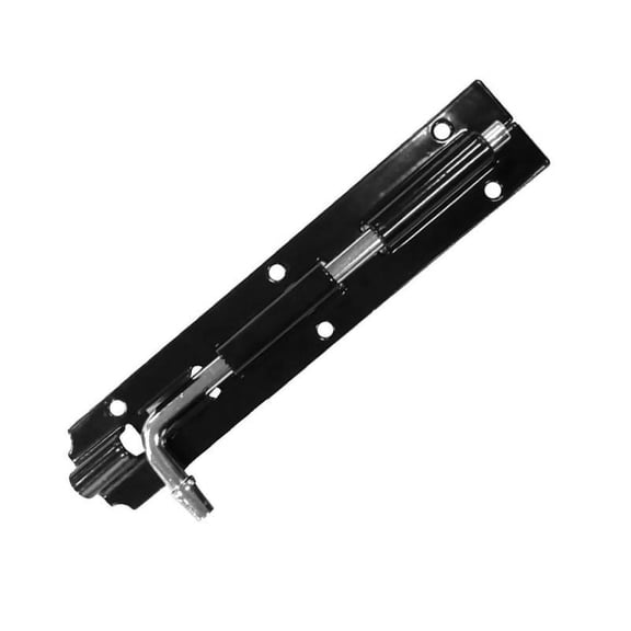 Black Iron Garden Gate Latch Shed Door Tower Barrel Bolt Slide Lock Hardware