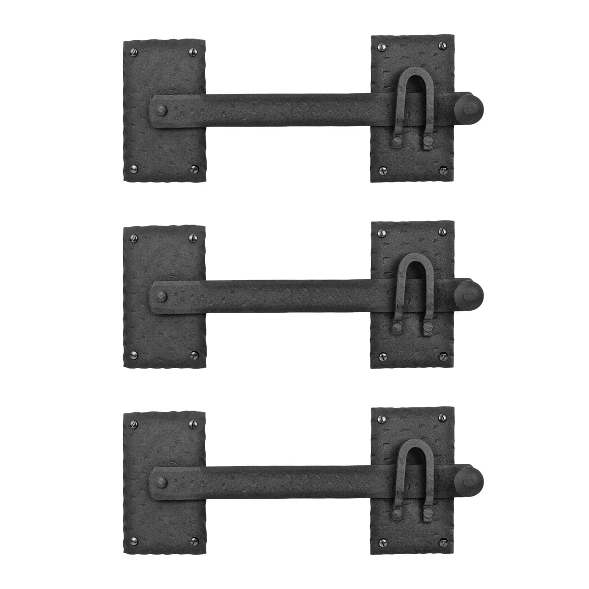 Black Iron Antique Flip Latch for Gates and Doors