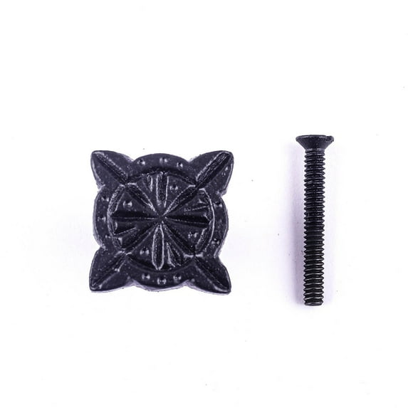 Black Iron Kitchen Cabinet Knob Target style Kitchen Cabinet Hardware Drawer Knob Hassle-Free Installation Renovators Supply