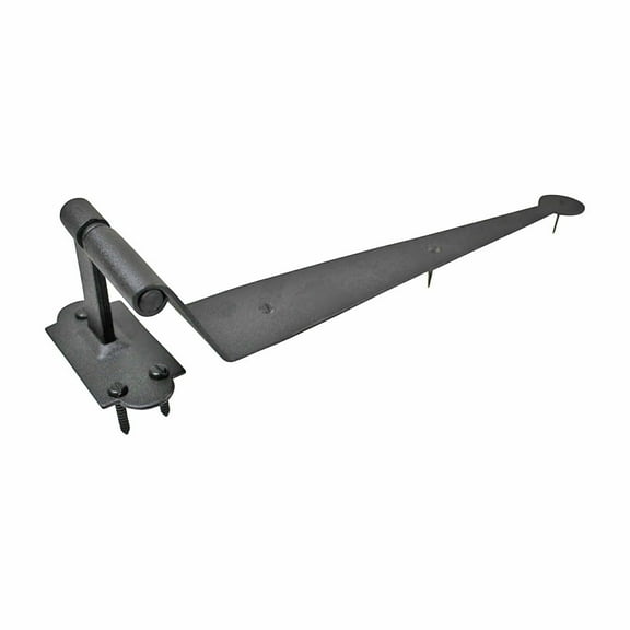 Black Iron Offset Shutter Strap Pintle Hinge 11 3/4" Pack of 20