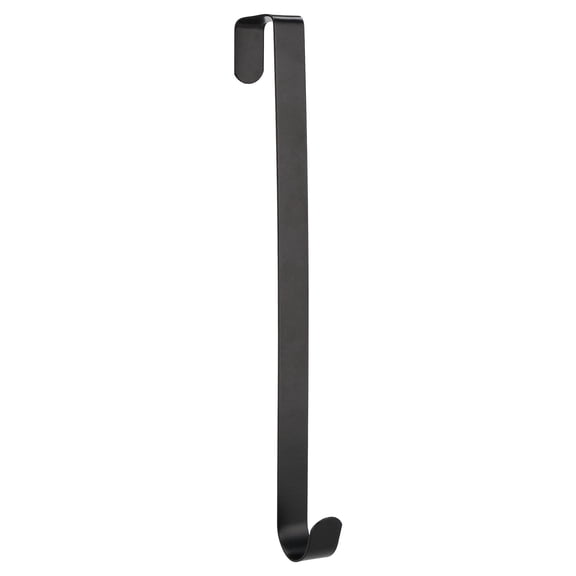 Black Iron Over-the-Door Christmas Wreath Hanger, 14", by Holiday Time