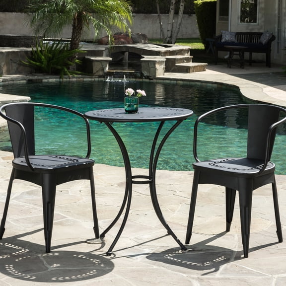 Black Iron Product - Weatherproof Function - Front Porch Seating / Have a Long-Lasting Outdoor Option