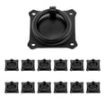 thumbnail image 1 of Black Iron Ring Pull Cabinet Hardware 2in | 2 Pack Rensup, 1 of 7