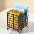 thumbnail image 1 of Black Iron Storage Basket - 6.3x5.12 Inch, Multi-Purpose Organizer for Coffee, Fruit, Snacks, and More, Rust-Proof & Easy Clean‌, 1 of 6
