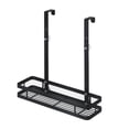 thumbnail image 1 of Black Iron Storage Rack Hanging Basket Drain Wall Mounted Shelf Rustic Storage, 1 of 9