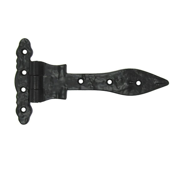 Black Iron Vintage Style Strap Arm Hinge Gate Shed Door Hardware Antique Barn Decor