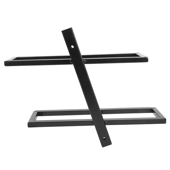 Black Iron Wall Mount Wine Rack with Hardware for Kitchen, Bar & Home Decor Storage red Household Kitchen Bar Decor